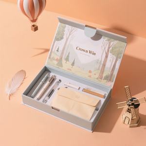 Caja de Regalo Magnética para Bolígrafos, Estuche para Lápices, Cuaderno de Papelería de Cartón Rígido con Etiqueta Privada y Logotipo Personalizado - Product Image 2