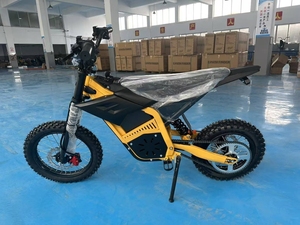 Moto tout-terrain <span class=keywords><strong>électrique</strong></span> 48V au lithium sans balais <span class=keywords><strong>2000W</strong></span>/3000W/4000W longue portée 65km/h Moteur 20AH/24Ah Pitbike de route Vente en gros Usine ODM - Product Image 4