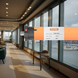 Motor Inteligente Personalizable para Persianas Enrollables Exteriores, Transparentes, con Riel de Cierre, para Balcón, <span class=keywords><strong>Comedor</strong></span>, Lámina de Tamaño Personalizable - Product Image 1