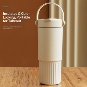 Termo de Acero Inoxidable 316 de Nuevo Estilo, Aislado al Vacío, de Gran Capacidad, con Asa, para Uso en el Automóvil, el Hogar y la Oficina - Product Image 3