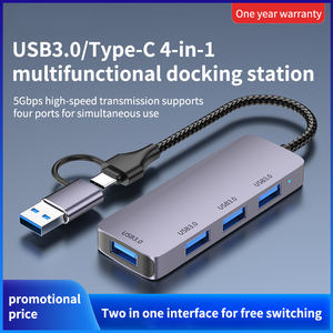 Xput <span class=keywords><strong>4</strong></span>-портовый USB-3,0 и док-станция Type-C многопортовый адаптер с <span class=keywords><strong>4</strong></span> портами USB 3,0 для MacBook <span class=keywords><strong>Pro</strong></span> Air iPad - Product Image 2