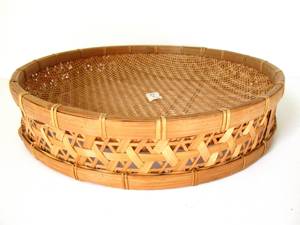 Handmade Woven Bamboo Reed <b>Basket</b> Large Vintage Fruit <b>Basket</b> <b>Wall</b> Hanging Gallery Decor <b>Storage</b> <b>Basket</b> Vietnam Factory Supplier - Product Image 3