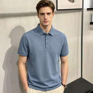 <span class=keywords><strong>Polo</strong></span> da <span class=keywords><strong>Uomo</strong></span> <span class=keywords><strong>di</strong></span> Alta Qualità in Cotone con Ricamo Personalizzato, <span class=keywords><strong>Polo</strong></span> <span class=keywords><strong>di</strong></span> Lusso da <span class=keywords><strong>Uomo</strong></span> - Product Image 3