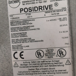 Contrôleur de servomoteur AC FDS4000 POSIDRIVE FDS4220/B (plastique et aluminium) pour équipement industriel - Stober - Product Image 4