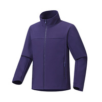 MAQVOB Vente en gros usine – Blouson Softshell Automne/Hiver Homme/Femme, Taille UE/US, Doublure Polaire Épaisse, Col Montant, Veste d'extérieur