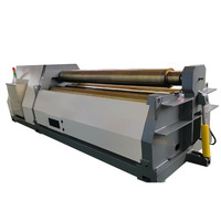 Machine à cintrer les tôles en acier CNC de fabrication chinoise, 20x3000mm, 4 rouleaux, pour tôles de fer