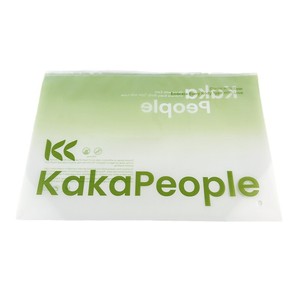 Kakapeople Frosted Gradient Zipper Bags 12 Silk Reusable Clothing Packaging Document Storage Bags - Product Image 4