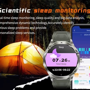 1.85 pouces HD grand écran 710MAH capacité <span class=keywords><strong>de</strong></span> la batterie plusieurs Modes sportifs alerte <span class=keywords><strong>de</strong></span> l'appelant AI assistant vocal GA03 montre intelligente - Product Image 5