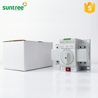 Interrupteur de transfert de puissance avec commutateur automatique, 220v, 2 phases, contrôleur manteaux, 1 pc