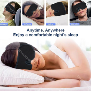 CM Healthcare Supply Oreiller 3D en Mousse à Mémoire de Forme en Soie Glacée, Sans Pression sur les Yeux, Respirant, Anti-Fuite de Lumière, Durable, Indéformable, pour un Sommeil Optimal - Product Image 4