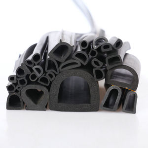 Tiras de sellado de puertas y ventanas de aluminio para fijar huecos de vidrio Tiras de piel de goma para ventanas correderas de tipo 90 - Product Image 1