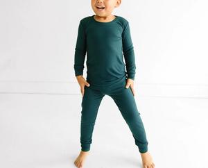 Pakaian Anak Set Piyama Laris Manis Piyama Anak Baju Tidur Anak Laki-laki Warna Solid Piyama Anak Baju Tidur Anak - Product Image 5