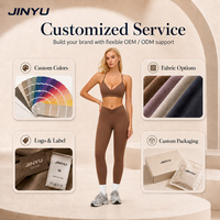 JINYU Atasan Yoga Wanita Desain V-Neck dengan Aksen Twist di Depan, Bra Olahraga Gym dengan Punggung Cantik, Bra Yoga Sport Wanita untuk Kebugaran