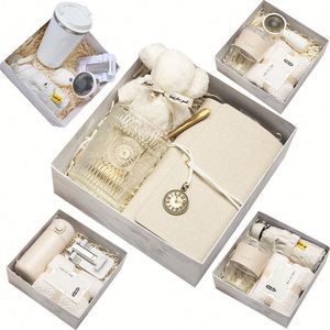 Coffrets Cadeaux Personnalisés de Luxe 2024 en Verre Sérigraphié pour Entreprises, Camping et Promotion, avec Tasse Isotherme 500ml pour Usage au Bureau - Product Image 1