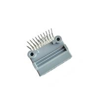 Conector Automotriz Lanshuo MX34020NF1, 20 Pines, Macho, Latón Estañado, Montaje en PCB en Ángulo Recto, Conector de Pines Curvados, 12V/24V 3A, PBT