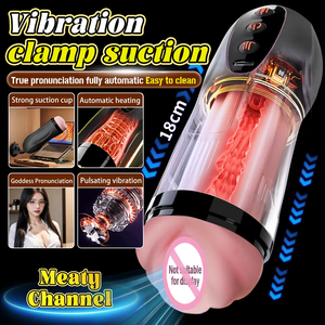 Machines sexuelles, gobelet de masturbation masculin, ventouse, poche vaginale, voix sexy, entraîneur de pénis, masturbateur chauffant, jouet sexuel pour hommes - Product Image 6