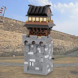 Spot MilitaryWars Kit de Blocs de Construction en Plastique Compatibles, Modèles de Briques pour Château Ancien, Mur de Ville, Porte, Grenier, Tour, Jouets à l'Échelle 1:36 - Product Image 5