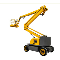 Nouvelle Plateforme Élévatrice à Ciseaux Articulée Diesel Hydraulique à Bras Courbé, Prix Usine, Dotée de Moteur, Pompe et Engrenages