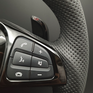 Volante Deportivo de Cuero con Base Plana Modificado para <span class=keywords><strong>Mercedes</strong></span> Benz <span class=keywords><strong>Clase</strong></span> C W205 CLS W218 CL500 W204 W205 W216 C216 AMG - Product Image 3