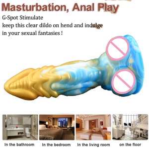 FAAK gros réaliste monstre coq pénis artificiel 22.5 cm énorme gode en Silicone hommes pénis pour <span class=keywords><strong>femme</strong></span> Masturbation féminine - Product Image 3