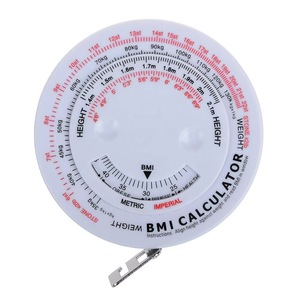 Cinta métrica retráctil automática para medir la cintura, cinta métrica corporal con logotipo personalizado, sistema métrico imperial, material de tela de plástico ABS y PVC - Product Image 2