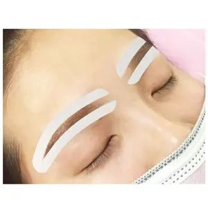 Professional Tattoo Eyebrow Ruler Sticker Shape Tools Reusable Mapping Grooming Stencil Stickers For Beginner Eyebrow Stencils
