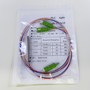 Divisor de Fibra Óptica PLC Mini 1x2 1310/1550nm SC/APC 0.9mm para Comunicación por Fibra Óptica, Personalización de Fábrica - Product Image 5
