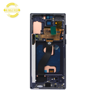 Venta al por mayor de fábrica Original Super AMOLED pantalla LCD para Samsung Galaxy Note 10 N970 marco LCD montaje de pantalla táctil