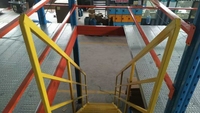 Étagères de mezzanine en acier robustes modulaires personnalisables - Assemblage par boulons - Certifiées CE - Revêtement en poudre - Stockage en entrepôt pour le commerce électronique
