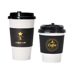 Personalized Takeaway disposable paper coffee branded cups