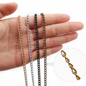 Chaîne décorative en aluminium de petite taille, finition oxydée, accessoire de rideau DIY - Product Image 2