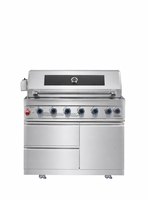Barbecue à gaz d'extérieur en acier inoxydable 304 certifié CE avec 6 brûleurs pour les rassemblements familiaux et les pique-niques