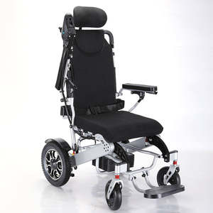 電動折りたたみ車椅子アルミ合金電動モーター階段昇降車椅子 - Product Image 4