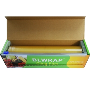 Película adhesiva de PVC para alimentos 12 ''X 300 Metros 12'' X 1000 Pies 30cm X300m Hoja De Corte Afilada GRADO ALIMENTICIO FDA ENVOLTURA PLASTIC - Product Image 6