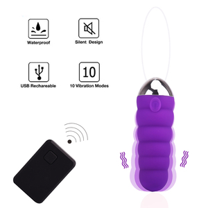 Vibratore all'ingrosso della linea di giocattoli del sesso telecomandato dell'uovo di amore per le donne vibratore dell'uovo di vibrazione civettuola - Product Image 3