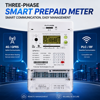 Compteur d'énergie triphasé prépayé STS PAYG avec lecture à distance 4G/GPRS, certifié ISO9001, CE, précision de classe 1.0, écran LCD, compteur Payasyougo
