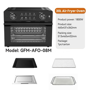 Horno Freidora de Aire Mecánico de 30L con Perilla, 1800W, Venta al por Mayor, Sin Aceite, Multifuncional, Horno Tostador de Pizza, Apto para Lavavajillas, <span class=keywords><strong>En</strong></span> Stock - Product Image 2