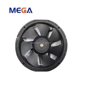 MEGA13638-yüksek performanslı elektrikli açık Fan yuvarlak çerçeve eksenel DC soğutma fanı