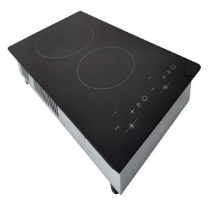 Table de cuisson électrique 3200W à 2 brûleurs, plaque de cuisson électrique, pour comptoir - Product Image 2