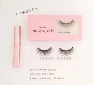 ZM Lashee neues Segment DIY Wimpern verlängerung Nerz 3D natürliche magnetische Wimpern mit magnetischem Eyeliner Wimpern verlängerung skit