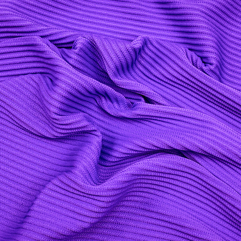 OEM Fashionable Striped Nylon Full Dull High Stretch Ribbed Fabric For Stylish Bodycon Swimwear Bikini Sportswear Designs