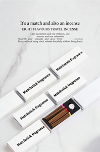 Bâtons d'encens minimalistes en bois 100% naturel et biologique, parfum chinois rétro avec support pour l'automne et le printemps - Product Image 3