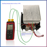DC 12V 10A Mini réfrigérateur Peltier thermoélectrique système de refroidissement par Air radiateur climatiseur bricolage Kit semi-conducteur refroidisseur