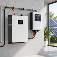 Batterie solaire domestique murale Delongtop Powerwall 24V 25.6V LiFePO4 100Ah 200Ah 300Ah 314Ah 2.5Kwh 5Kwh 8Kwh pour stockage d'énergie - Vente en gros