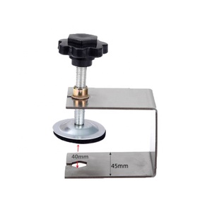 Serre-joint en acier au carbone de 3 mm, antirouille, antidérapant, plaqué zinc noir, maintien solide, serre-joint pour l'installation de tiroirs, serre-joint durable - Product Image 1