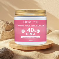 OEM ODM Crème réparatrice pour les mains et les pieds Pot de 200g Prévention des fissures Lissage de la peau Étiquette personnalisée Approvisionnement en vrac