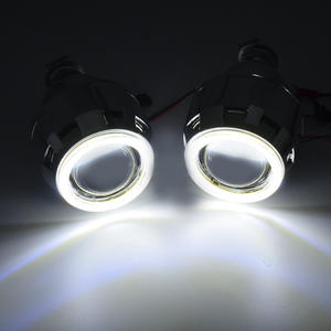 Светодиодные линзы для фар ангельские глазки, биксеноновые линзы дьявола, линзы проектора, 2,5 дюйма, ходовые огни для автомобилей H4 H7, автомобильные аксессуары - Product Image 6