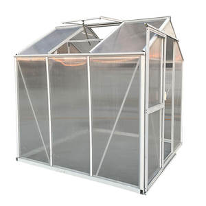 บ้านหลังเล็กหนึ่งหลังพร้อมเรือนกระจกอลูมิเนียมแบบ Cold Frame สำหรับปลูกพืชในร่มที่ดีที่สุด - Product Image 3