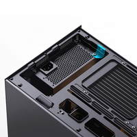 Boîtier PC Micro ATX JON-SBO D32 STD avec panneau latéral en verre trempé, supportant le refroidissement liquide 240 mm, mini-tour pour jeux