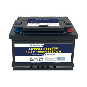 แบตเตอรี่ Bely Energy Deep Cycle แบบชาร์จได้ 12V 100AH 18650 สำหรับระบบพลังงานแสงอาทิตย์ทางการแพทย์และระบบพลังงานแสงอาทิตย์ - Product Image 1